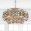 CRYSTORAMA, SILAS BURNISHED CHANDELIER, CHANDELIER LIGHT