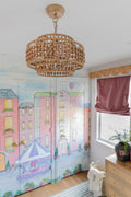 CRYSTORAMA, SILAS BURNISHED CHANDELIER, CHANDELIER LIGHT