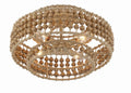 CRYSTORAMA, SILAS BURNISHED SEMI FLUSH MOUNT, FLUSH MOUNT CEILING LIGHTS