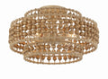 CRYSTORAMA, SILAS BURNISHED SEMI FLUSH MOUNT, FLUSH MOUNT CEILING LIGHTS