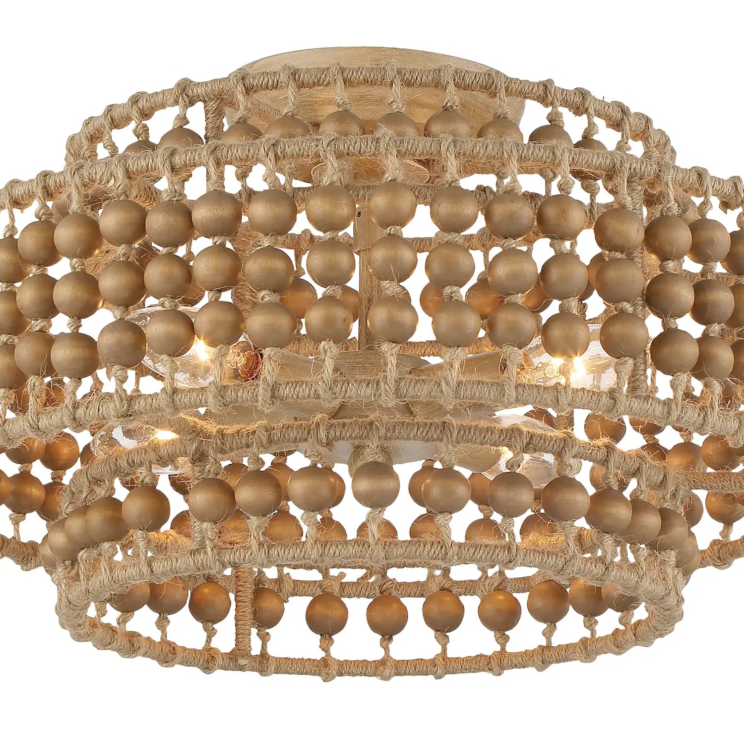 CRYSTORAMA, SILAS BURNISHED SEMI FLUSH MOUNT, FLUSH MOUNT CEILING LIGHTS