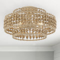 CRYSTORAMA, SILAS BURNISHED SEMI FLUSH MOUNT, FLUSH MOUNT CEILING LIGHTS 