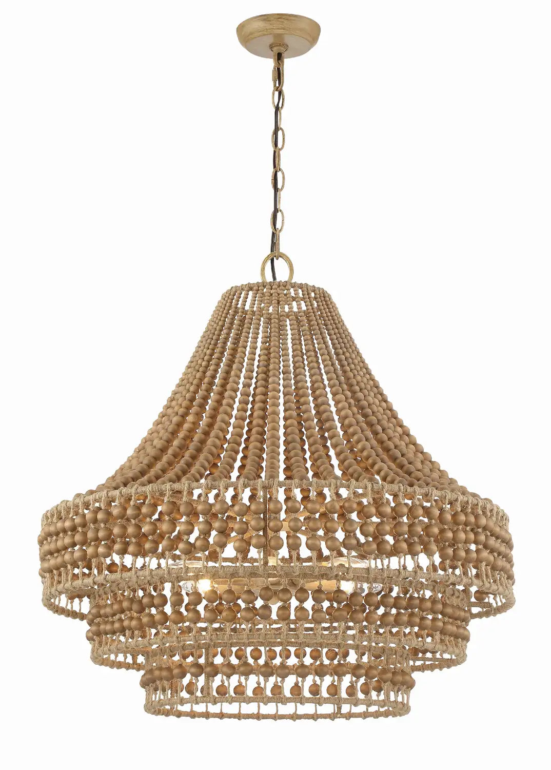 CRYSTORAMA, SILAS BURNISHED CHANDELIER, CHANDELIER LIGHT