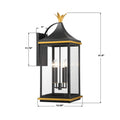 CRYSTORAMA, SIMPSON TEXTURED OUTDOOR SCONCE, OUTDOOR WALL LIGHTS