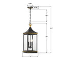 CRYSTORAMA, SIMPSON TEXTURED OUTDOOR PENDANT, OUTDOOR CEILING LIGHTS