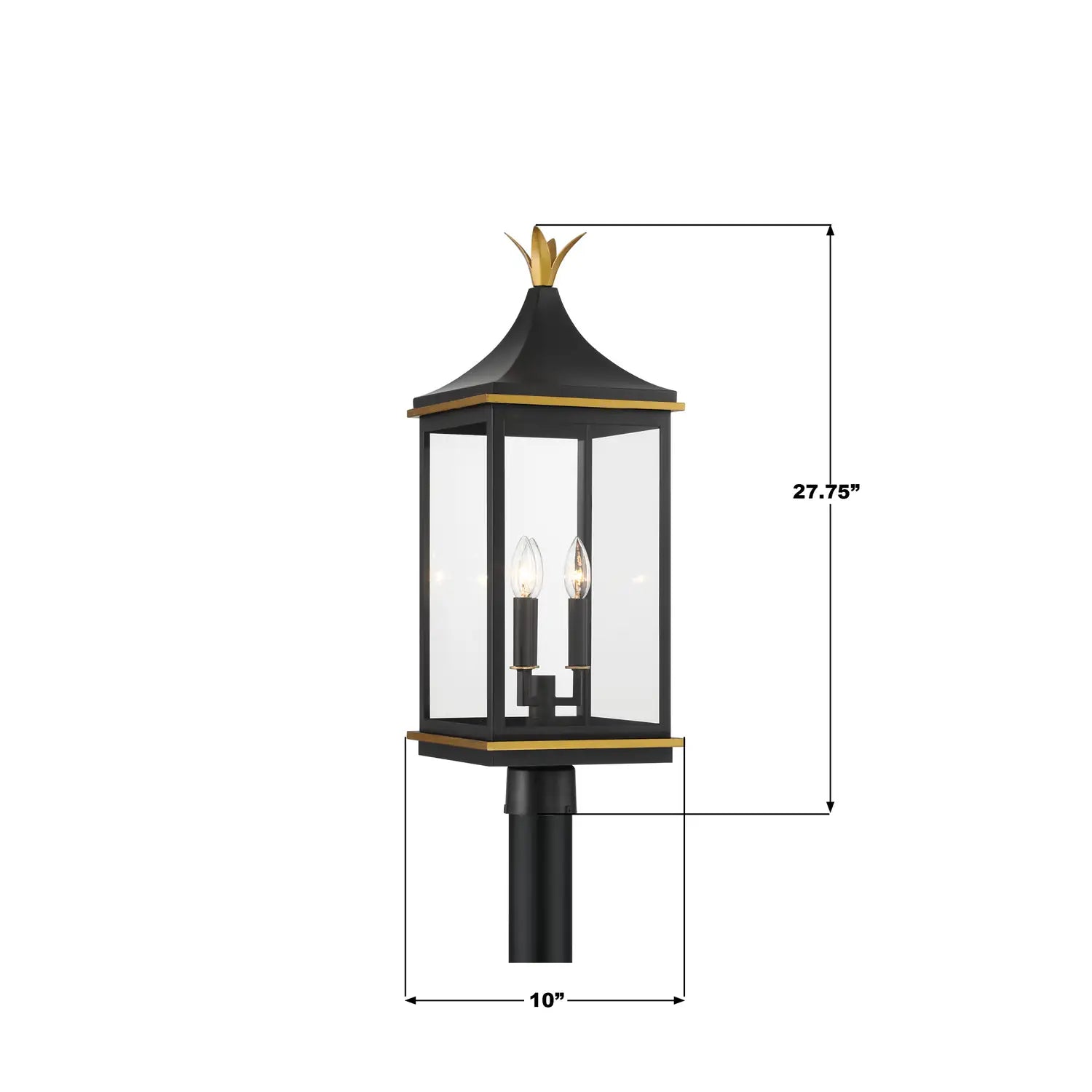 CRYSTORAMA SIMPSON TEXTURED OUTDOOR POST - Post