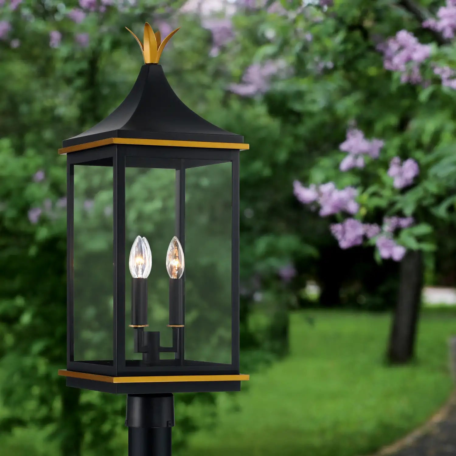 CRYSTORAMA SIMPSON TEXTURED OUTDOOR POST - Post