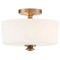 CRYSTORAMA, TRAVIS SEMI FLUSH MOUNT, FLUSH MOUNT CEILING LIGHTS