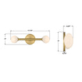 CRYSTORAMA, TERRELL LED BATHROOM VANITY, VANITY LIGHT