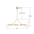 CRYSTORAMA, TERRELL LED LINEAR CHANDELIER, CHANDELIER LIGHT