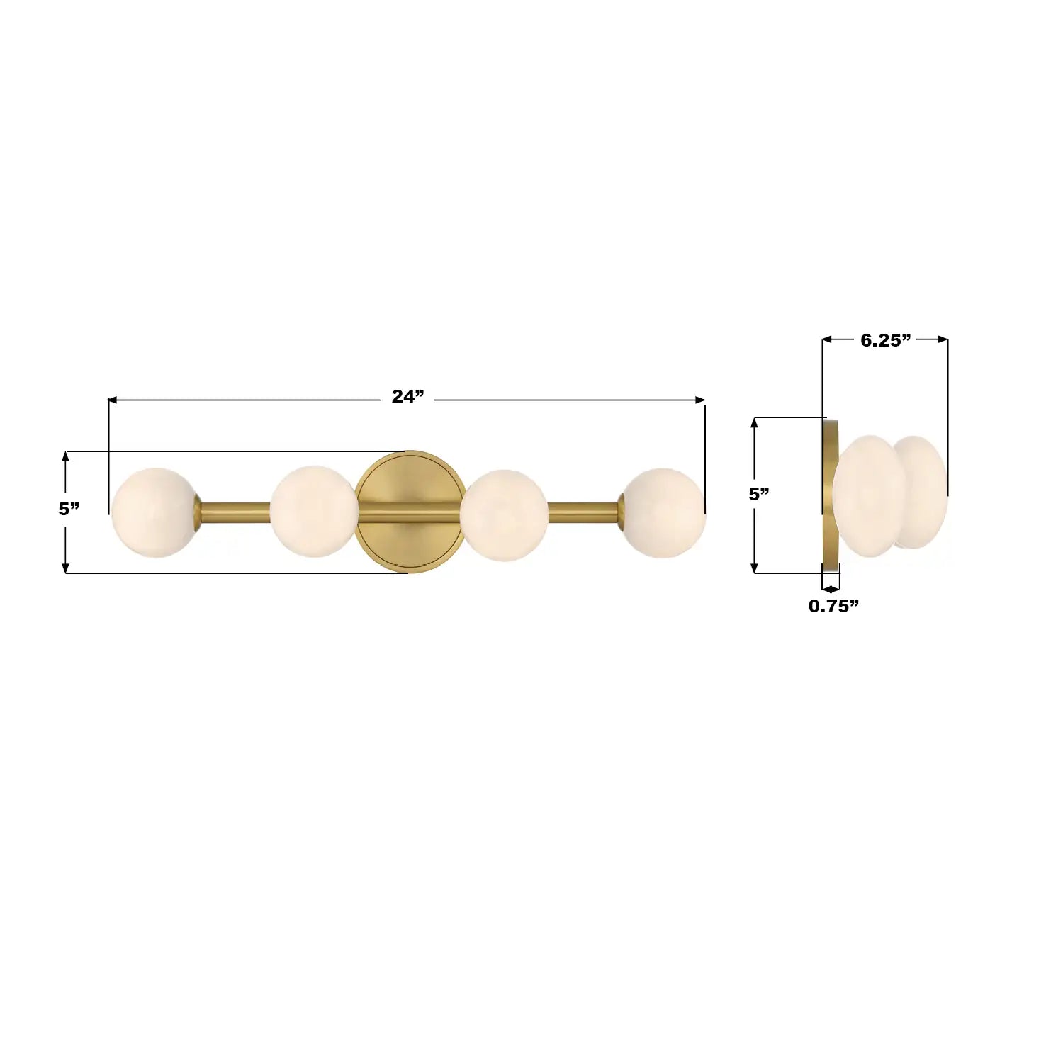 CRYSTORAMA, TERRELL LED BATHROOM VANITY, VANITY LIGHT