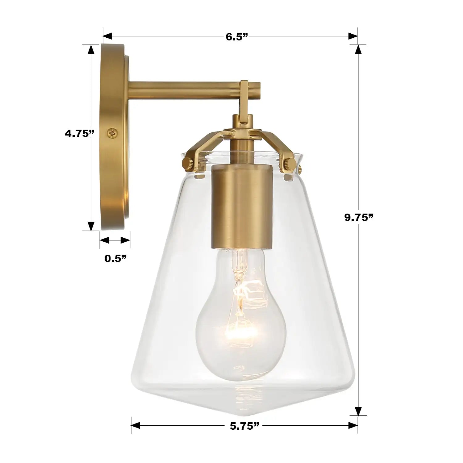 CRYSTORAMA, VOSS LUXE SCONCE, WALL SCONCES