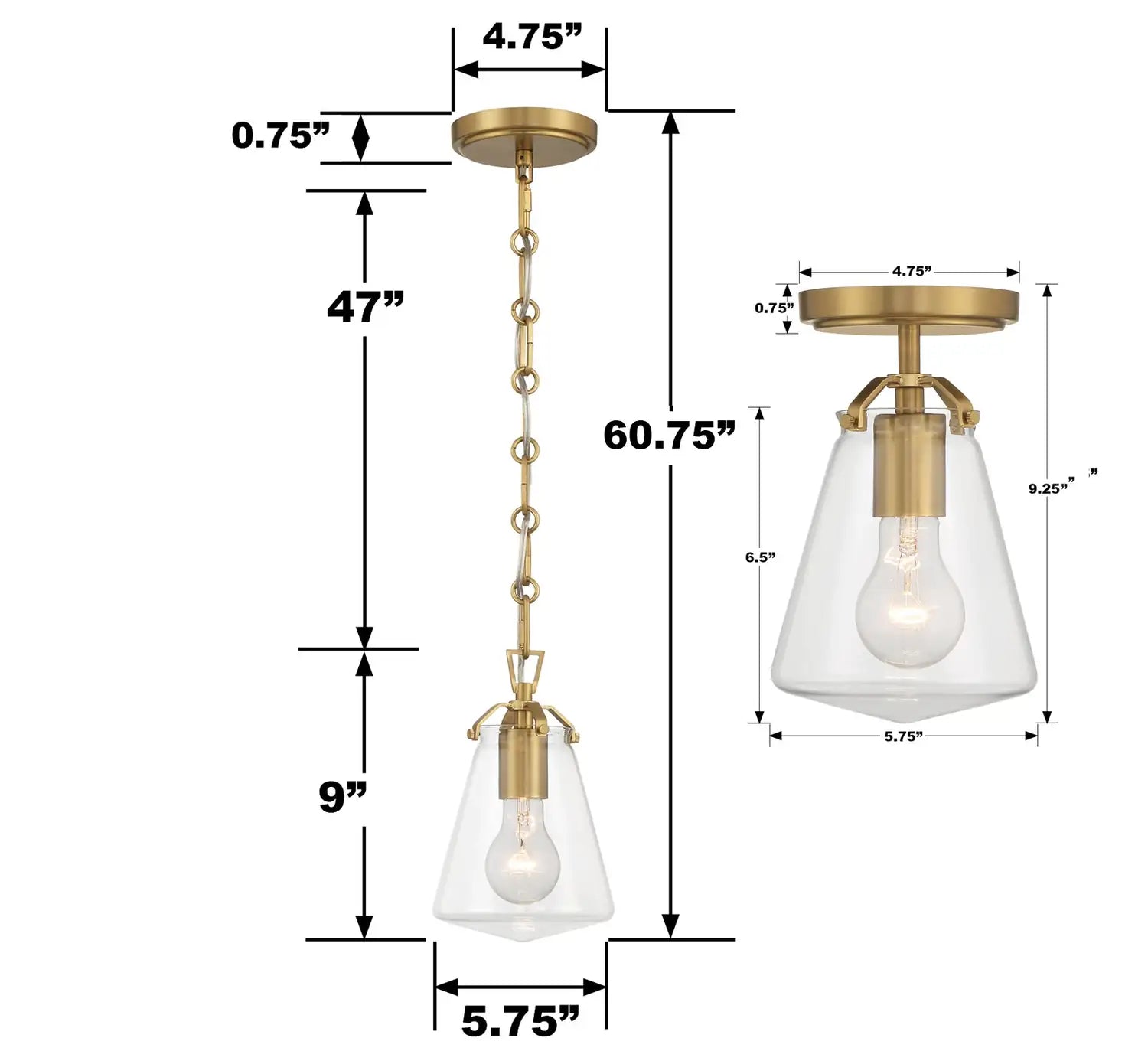 CRYSTORAMA, VOSS LUXE SEMI FLUSH MOUNT, FLUSH MOUNT CEILING LIGHTS
