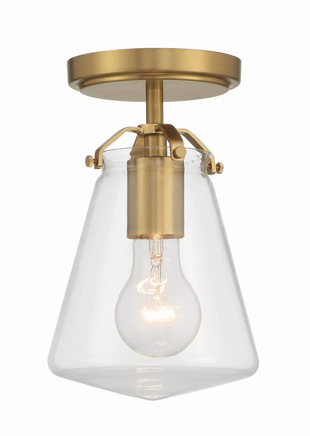 CRYSTORAMA, VOSS LUXE SEMI FLUSH MOUNT, FLUSH MOUNT CEILING LIGHTS