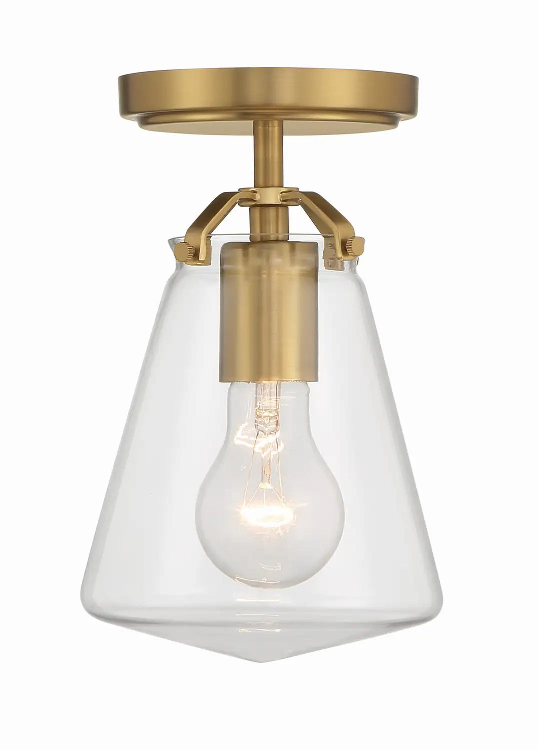 CRYSTORAMA, VOSS LUXE SEMI FLUSH MOUNT, FLUSH MOUNT CEILING LIGHTS