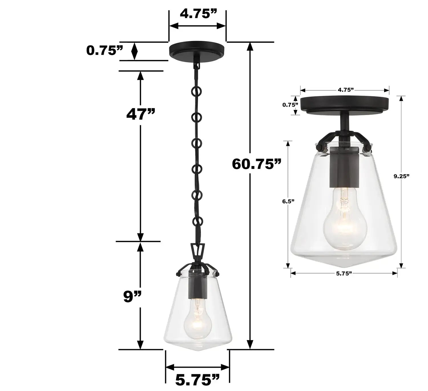 CRYSTORAMA, VOSS PENDANT, PENDANT LIGHT