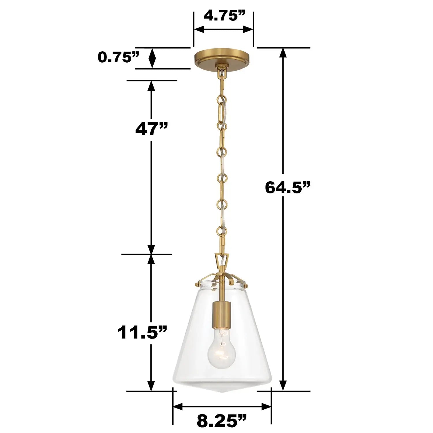 CRYSTORAMA, VOSS LUXE PENDANT, PENDANT LIGHT