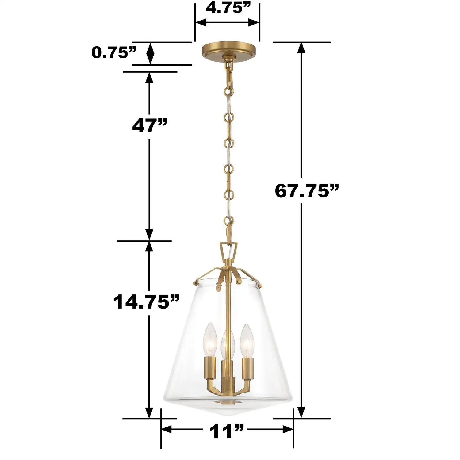 CRYSTORAMA, VOSS LUXE PENDANT, PENDANT LIGHT