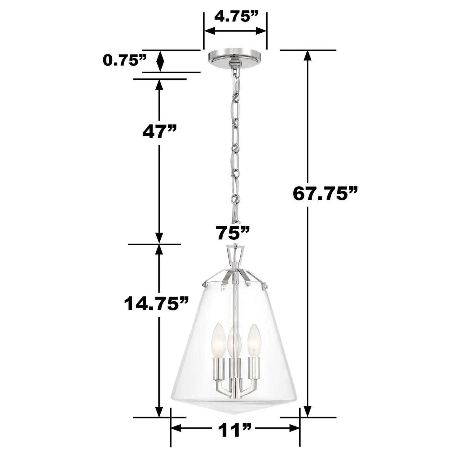 CRYSTORAMA, VOSS PENDANT, PENDANT LIGHT