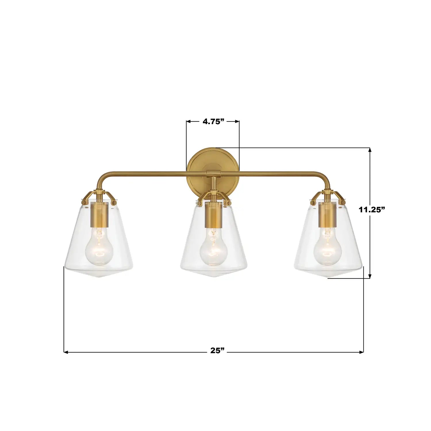 CRYSTORAMA, VOSS LUXE BATHROOM VANITY, VANITY LIGHT