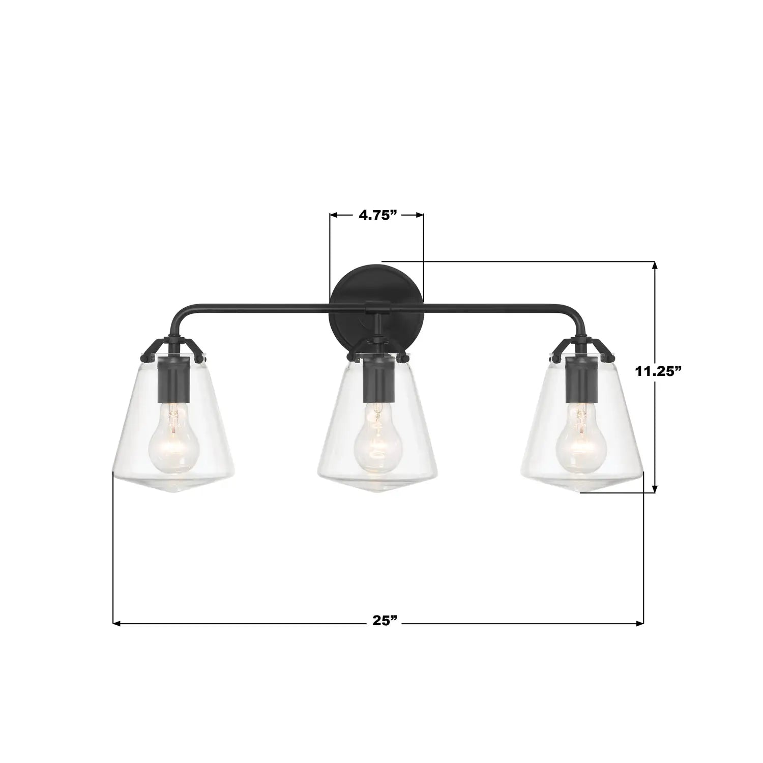 CRYSTORAMA, VOSS BATHROOM VANITY, VANITY LIGHT