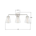 CRYSTORAMA, VOSS BATHROOM VANITY, VANITY LIGHT