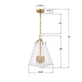 CRYSTORAMA, VOSS LUXE PENDANT, PENDANT LIGHT