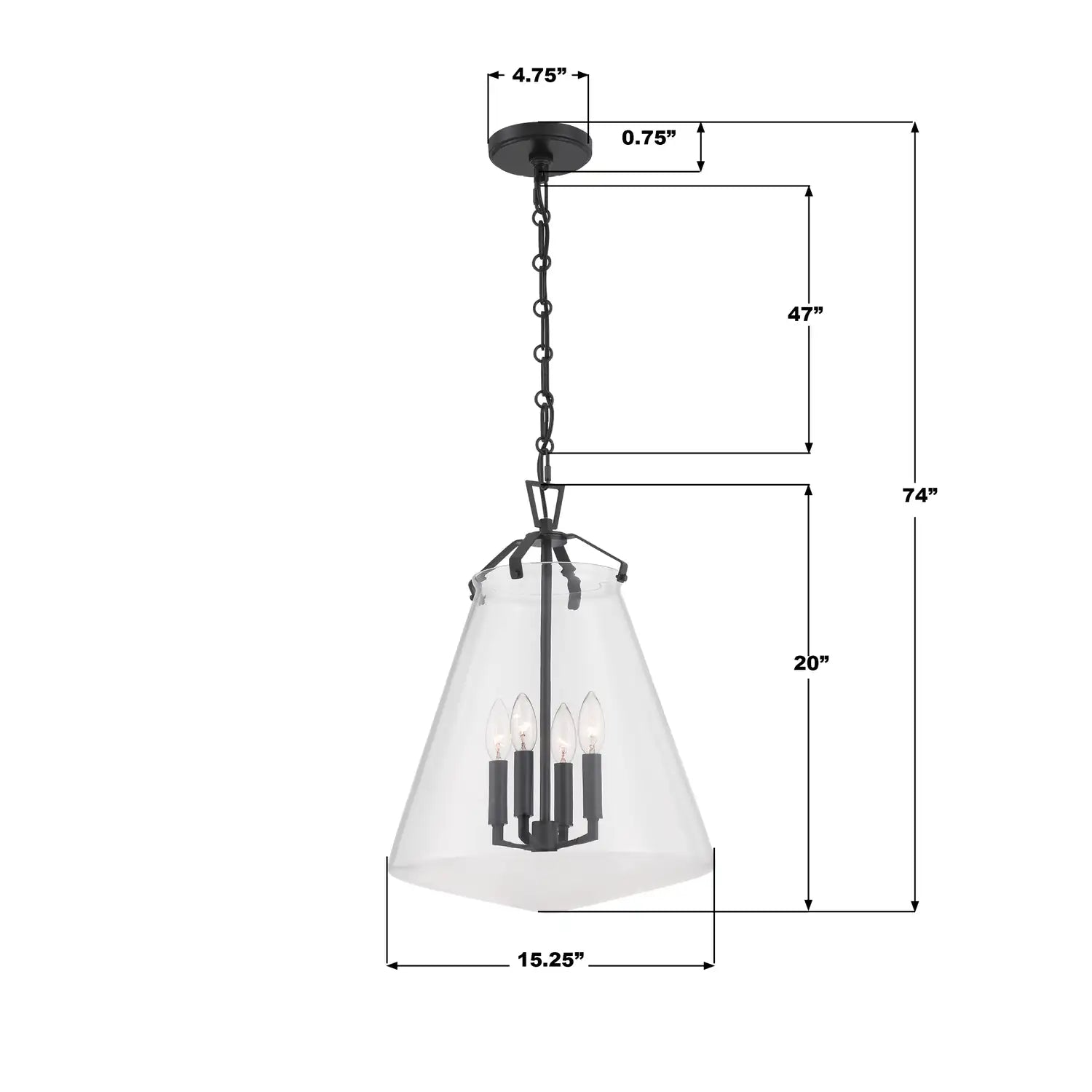 CRYSTORAMA, VOSS PENDANT, PENDANT LIGHT