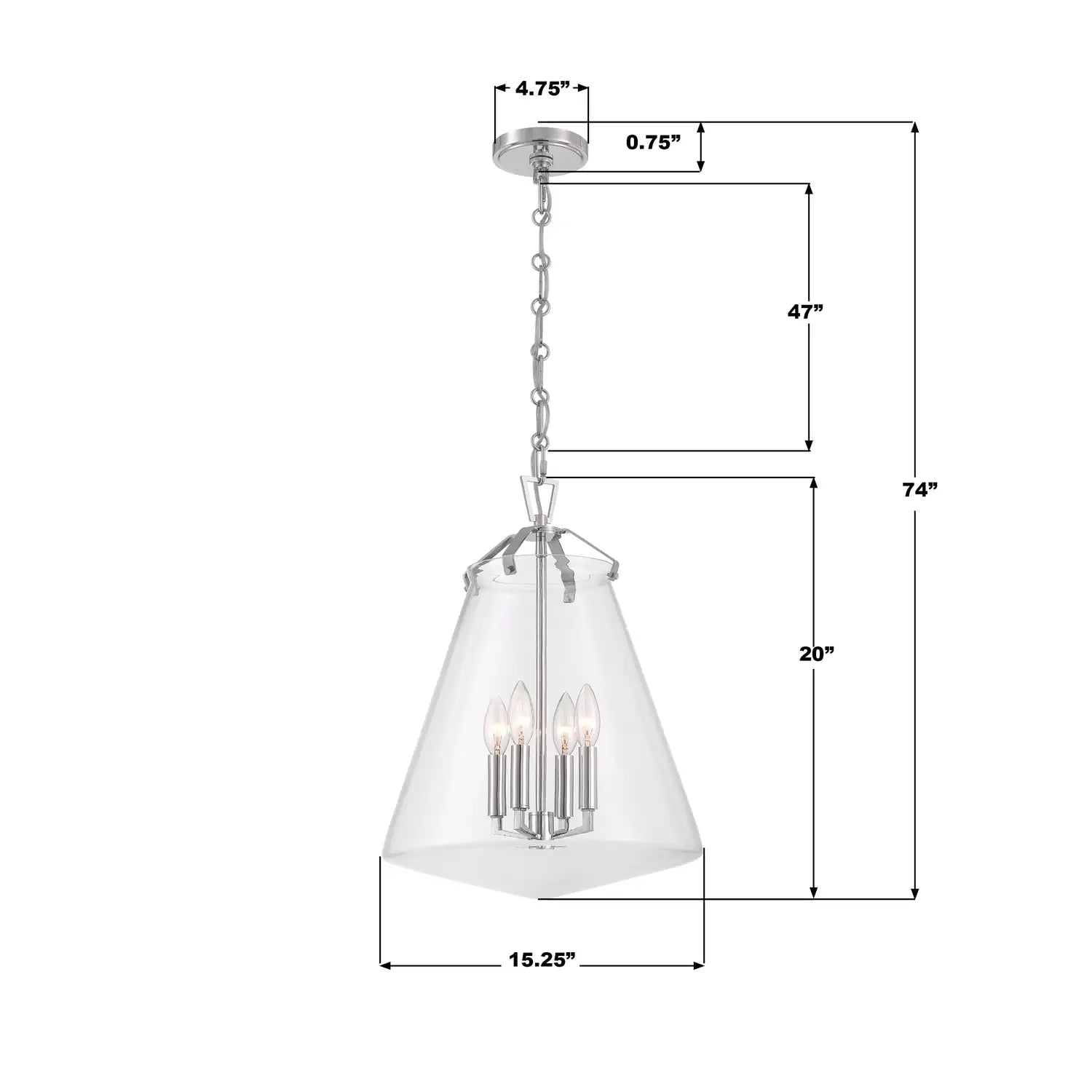CRYSTORAMA, VOSS PENDANT, PENDANT LIGHT