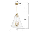 CRYSTORAMA, VOSS LUXE PENDANT, PENDANT LIGHT
