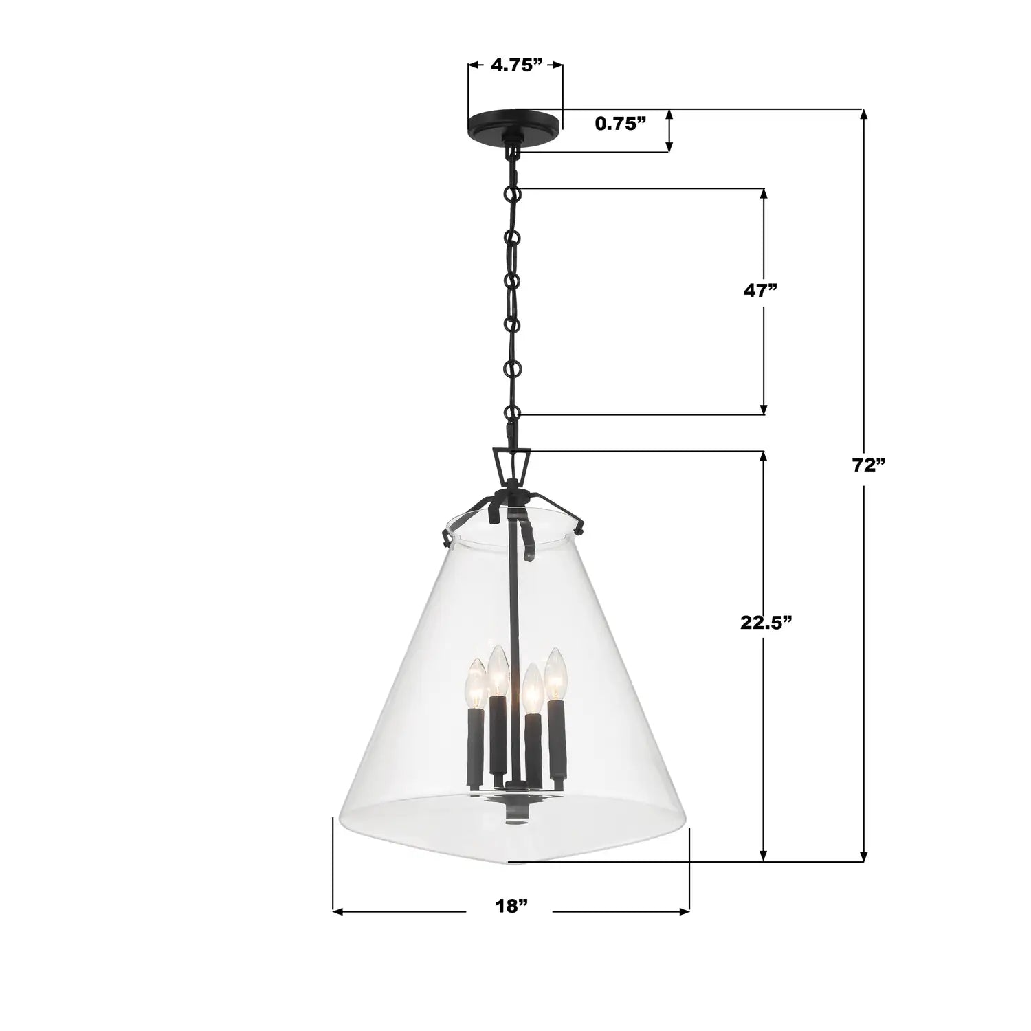 CRYSTORAMA, VOSS PENDANT, PENDANT LIGHT