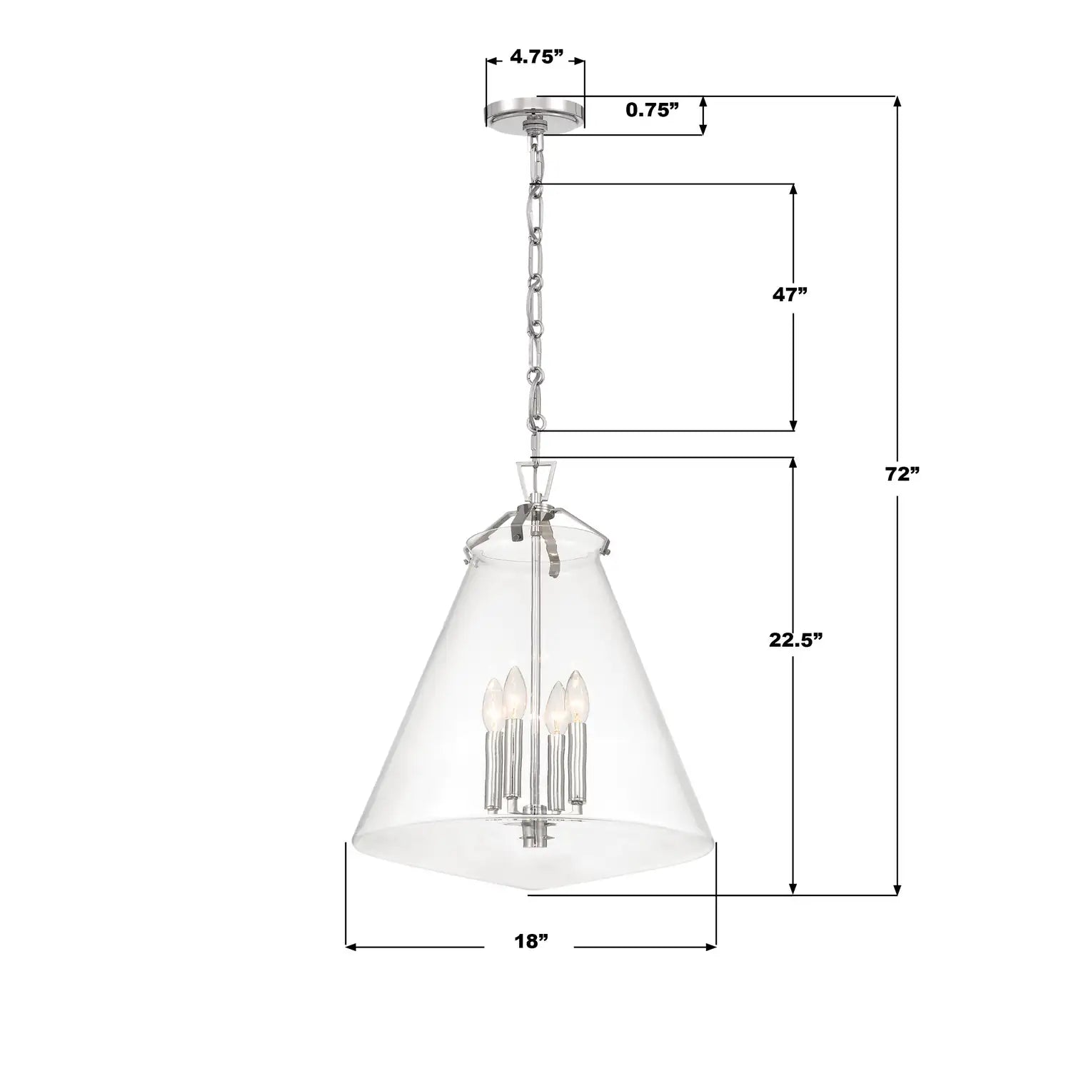 CRYSTORAMA, VOSS PENDANT, PENDANT LIGHT