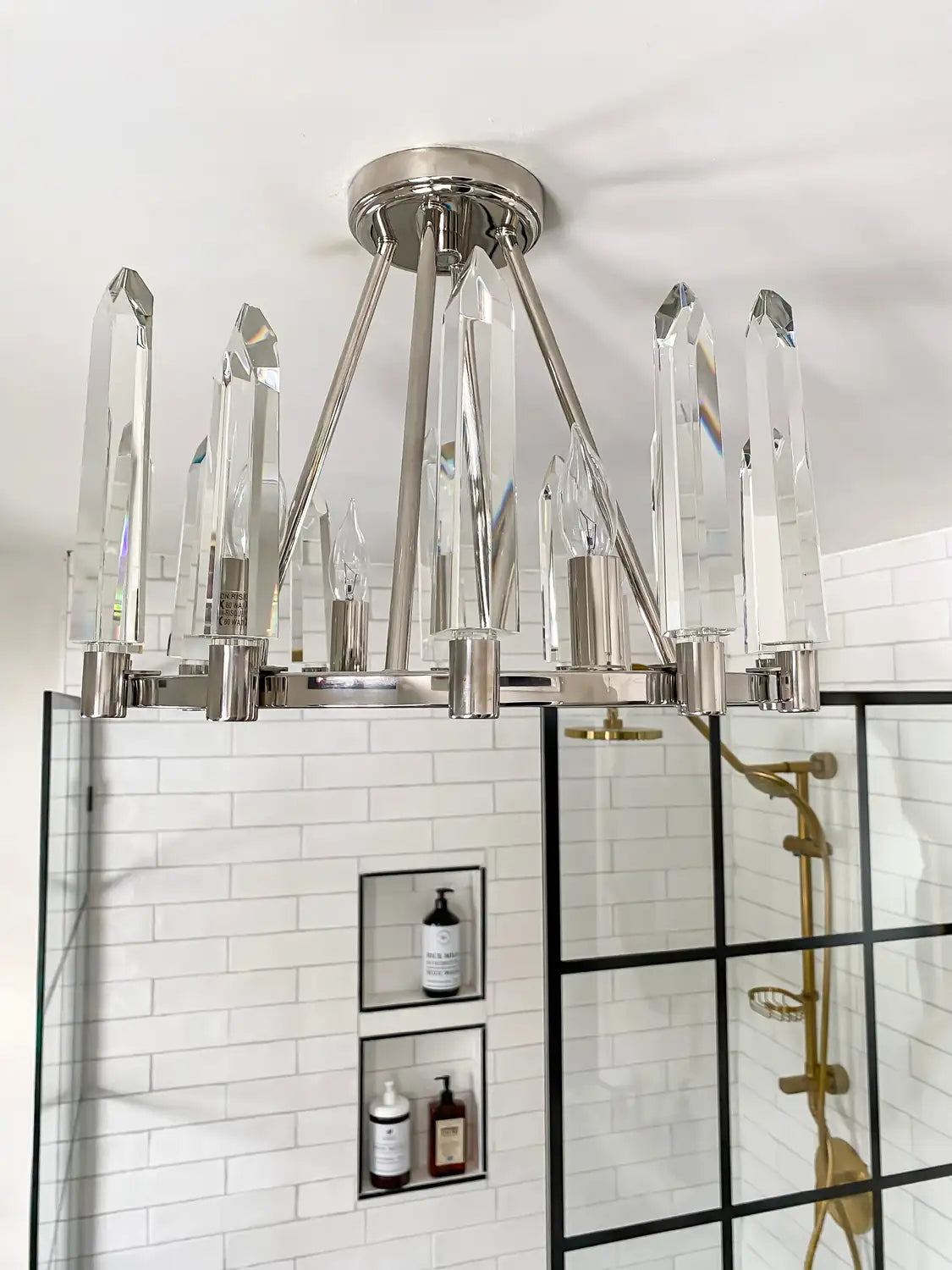 CRYSTORAMA, WATSON SEMI FLUSH MOUNT, FLUSH MOUNT CEILING LIGHTS
