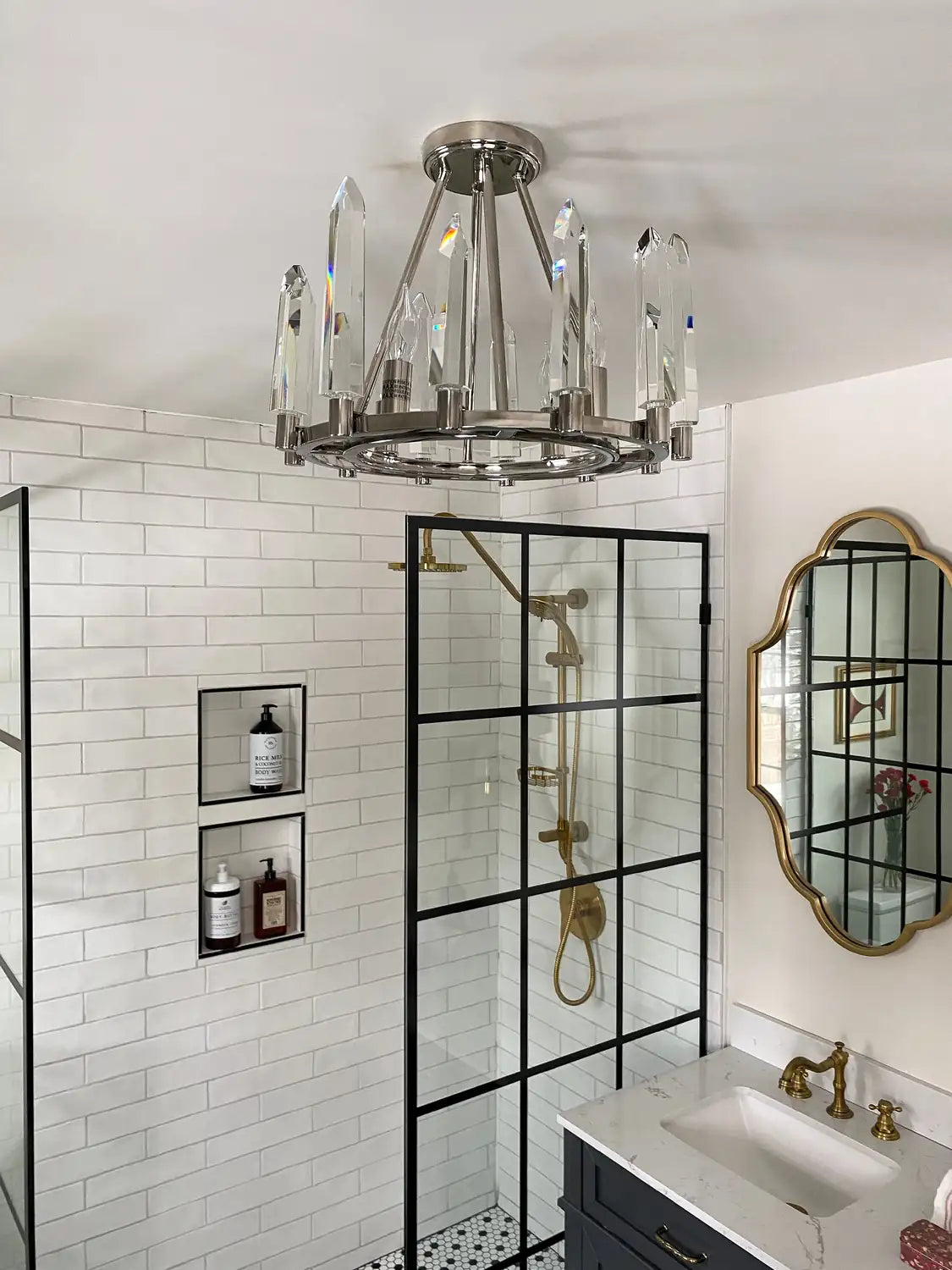 CRYSTORAMA, WATSON SEMI FLUSH MOUNT, FLUSH MOUNT CEILING LIGHTS