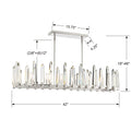 CRYSTORAMA, WATSON LINEAR CHANDELIER, CHANDELIER LIGHT