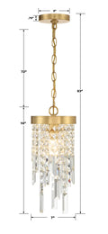 CRYSTORAMA, WINFIELD PENDANT, PENDANT LIGHT