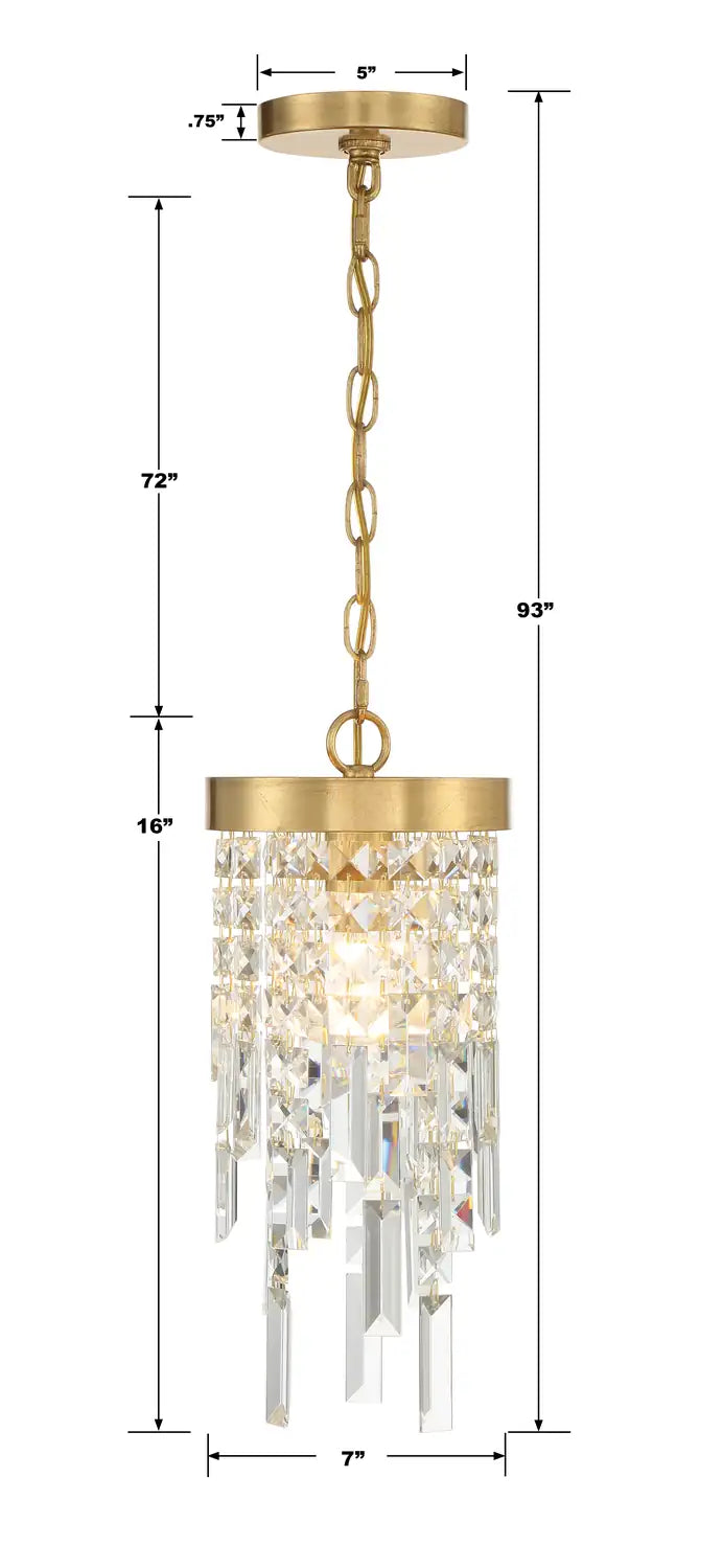 CRYSTORAMA, WINFIELD PENDANT, PENDANT LIGHT
