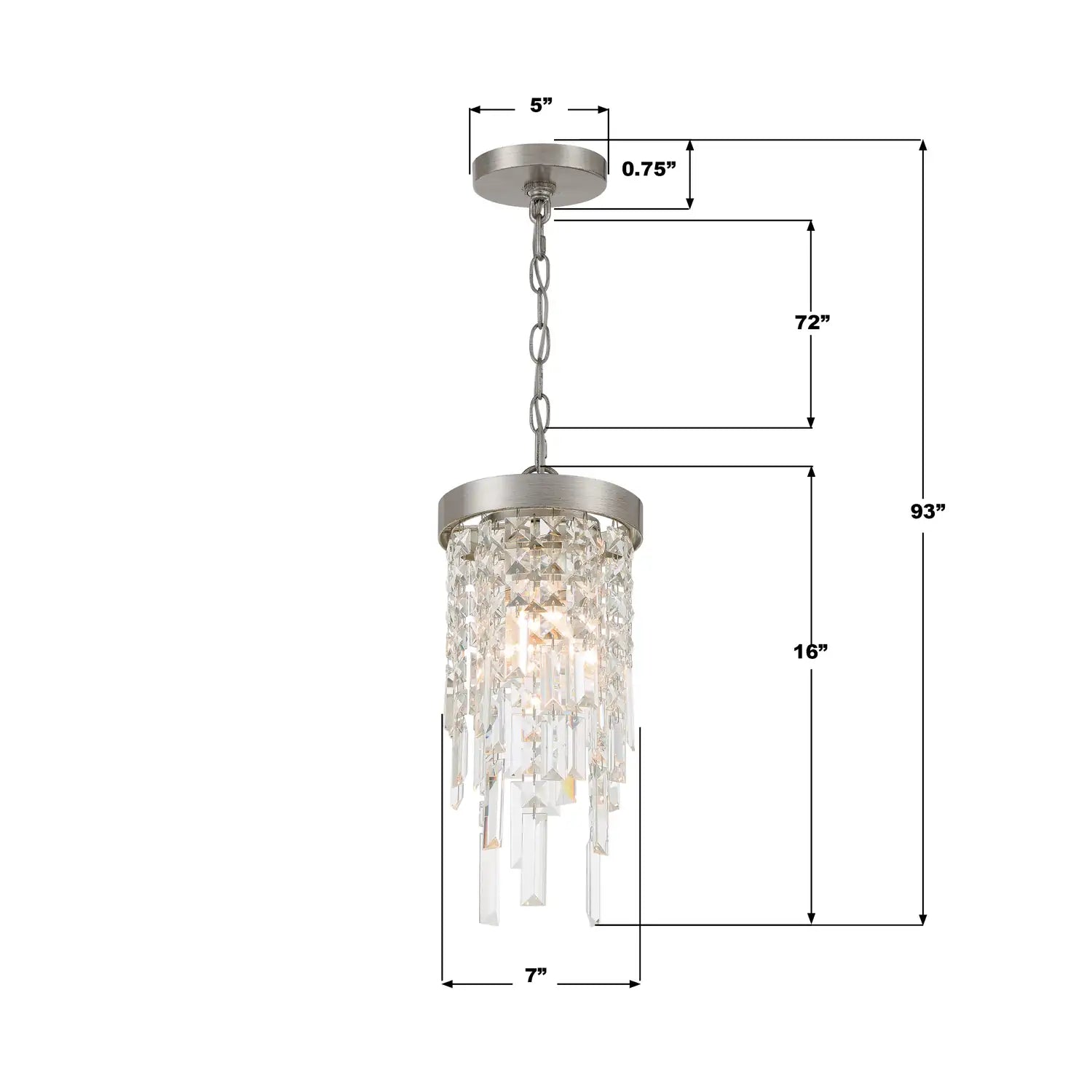 CRYSTORAMA, WINFIELD PENDANT, PENDANT LIGHT