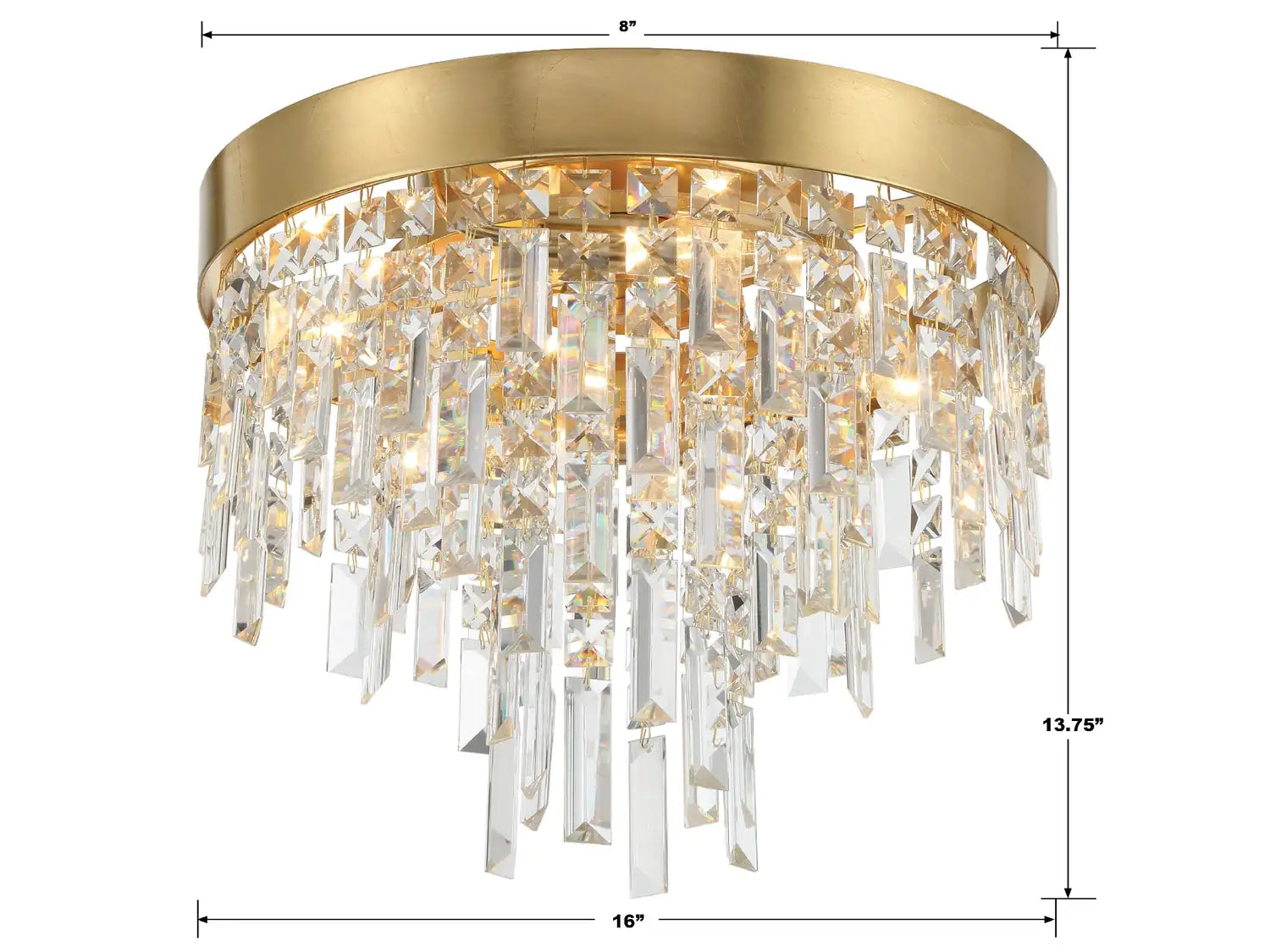 CRYSTORAMA, WINFIELD FLUSH MOUNT, FLUSH MOUNT CEILING LIGHTS