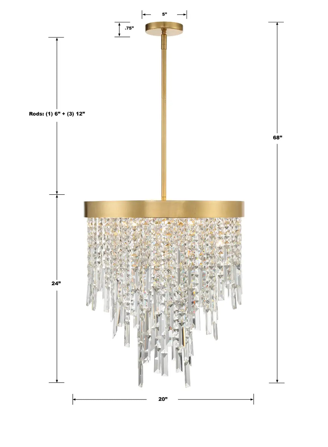 CRYSTORAMA, WINFIELD CHANDELIER, CHANDELIER LIGHT
