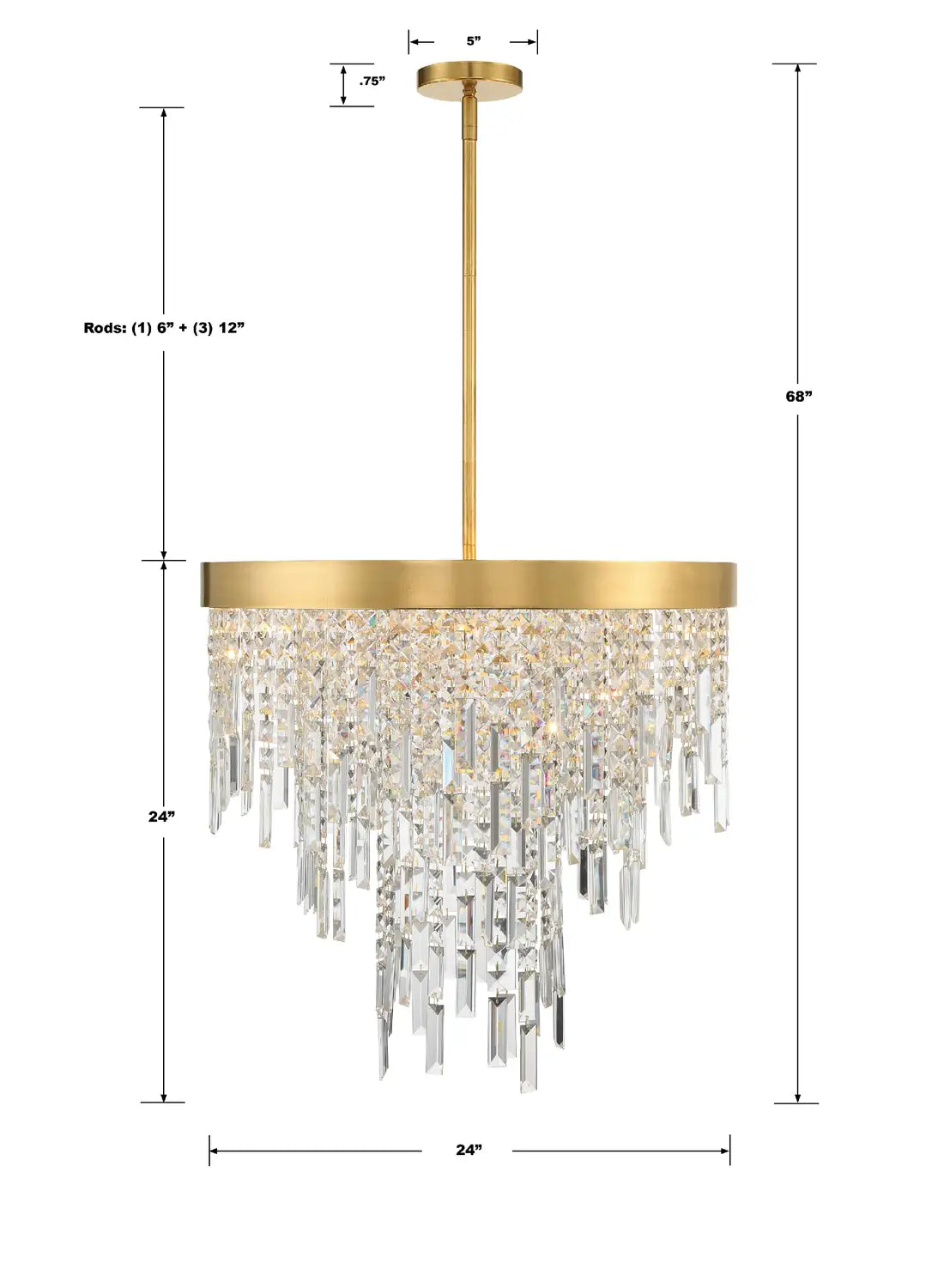 CRYSTORAMA, WINFIELD CHANDELIER, CHANDELIER LIGHT