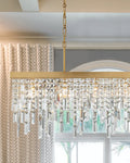 CRYSTORAMA, WINFIELD LINEAR CHANDELIER, CHANDELIER LIGHT