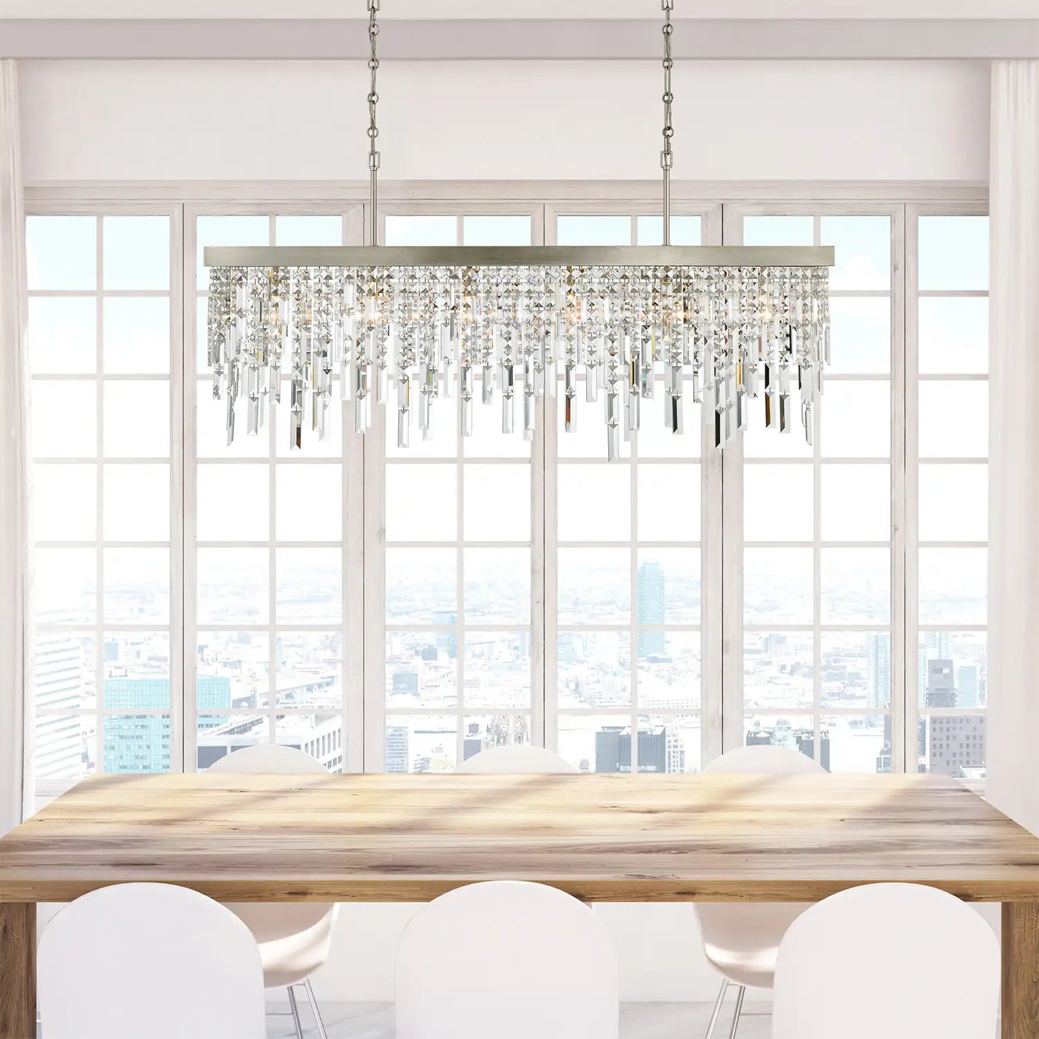 CRYSTORAMA, WINFIELD LINEAR CHANDELIER, CHANDELIER LIGHT