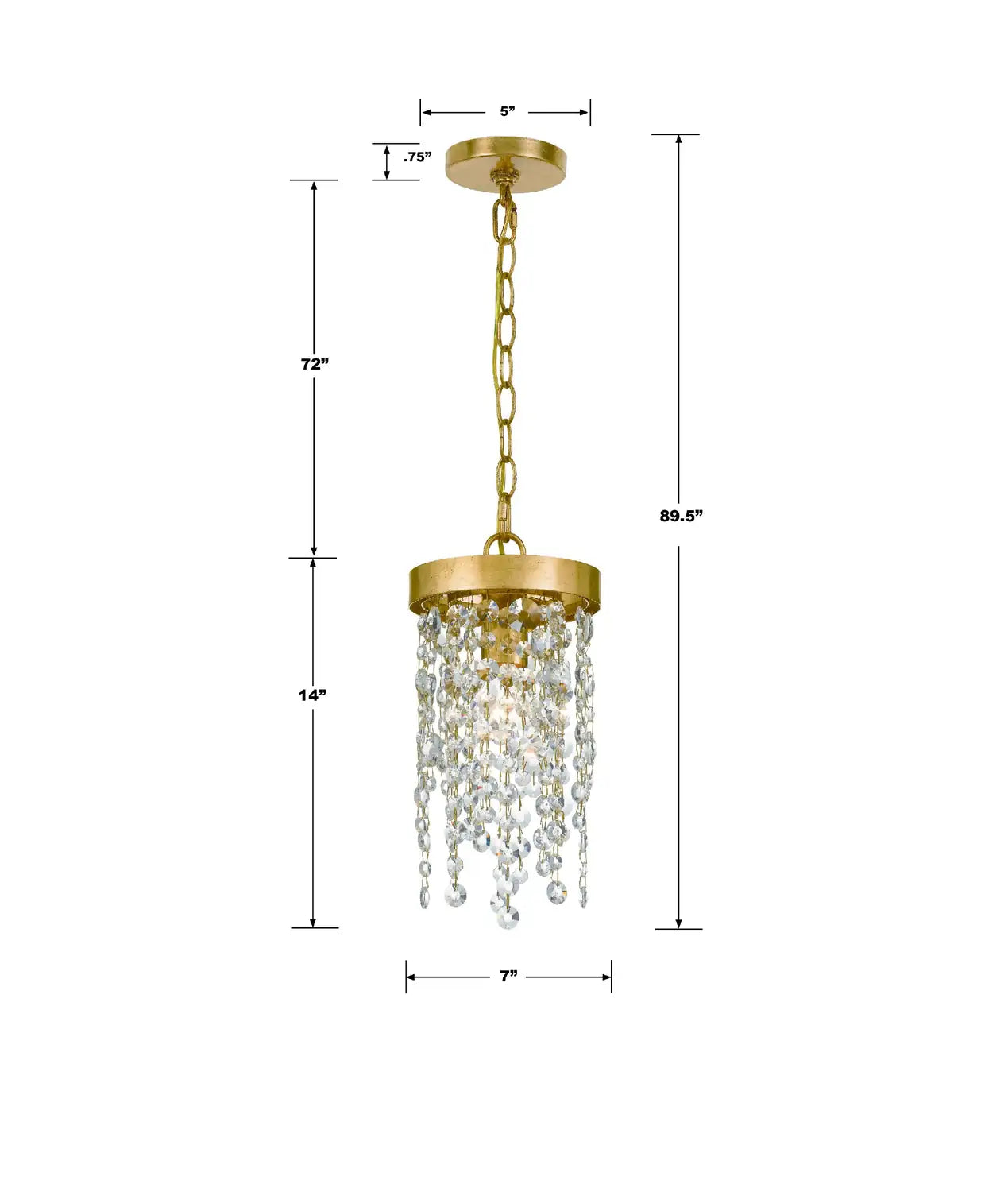 CRYSTORAMA, WINHAM CRYSTAL PENDANT, PENDANT LIGHT