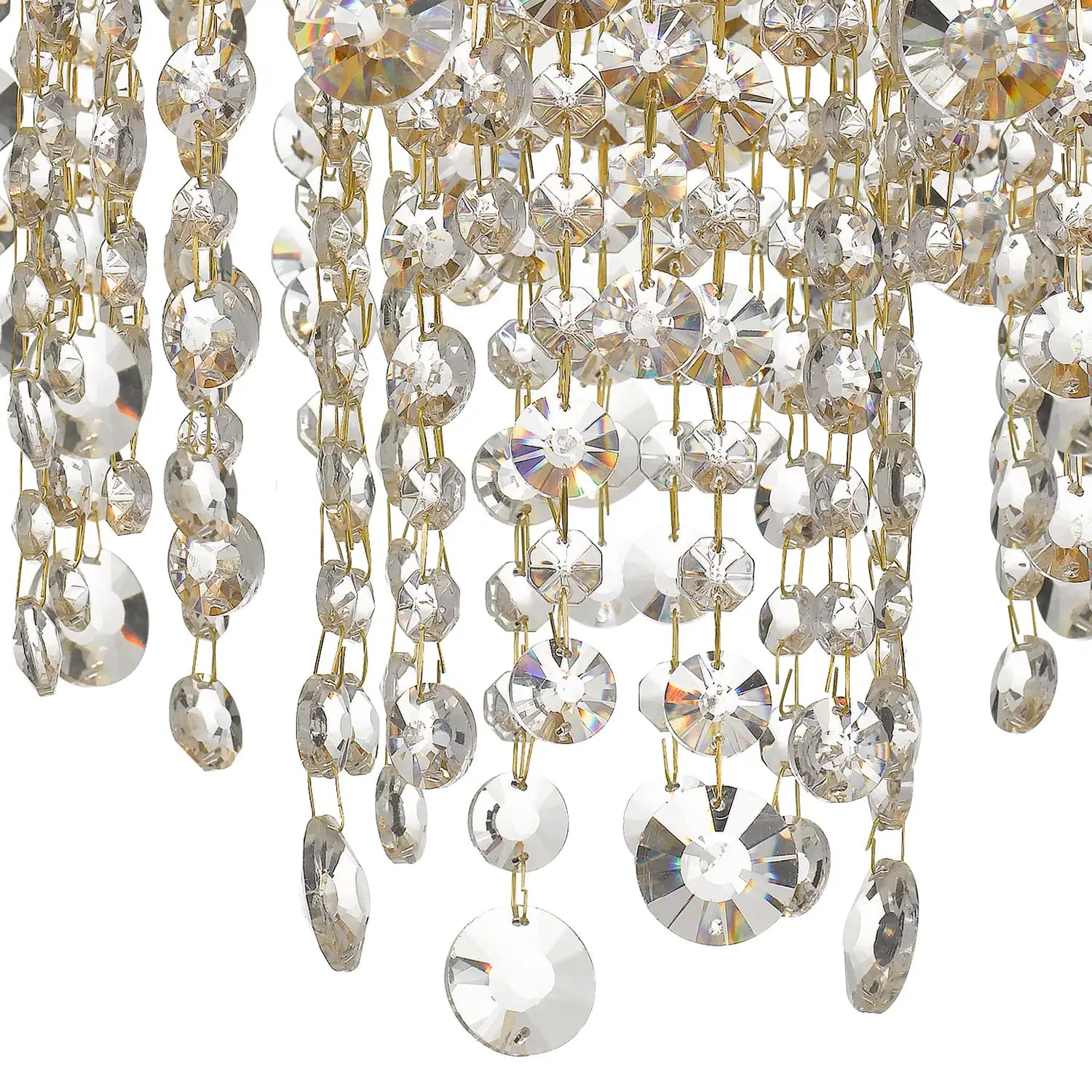 CRYSTORAMA, WINHAM CRYSTAL FLUSH MOUNT, FLUSH MOUNT CEILING LIGHTS