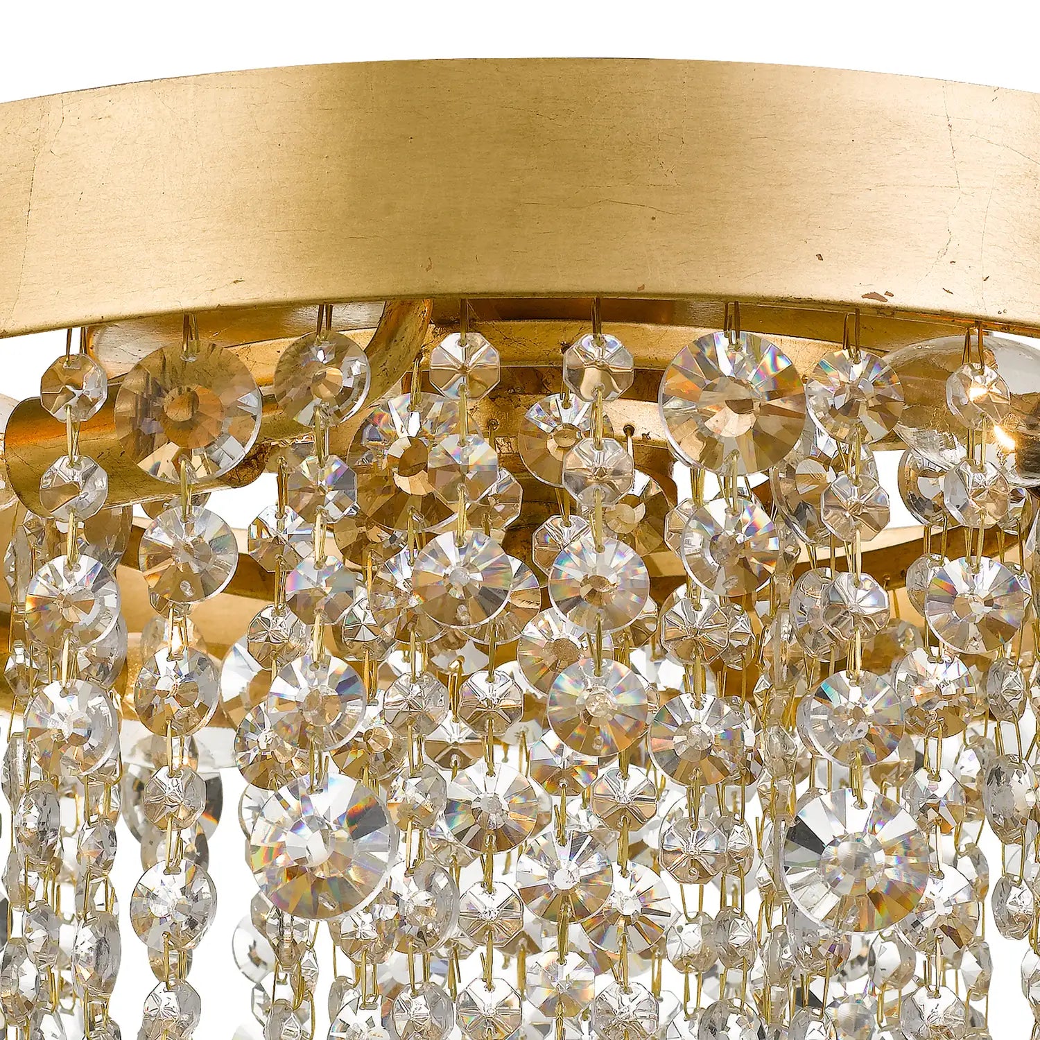 CRYSTORAMA, WINHAM CRYSTAL FLUSH MOUNT, FLUSH MOUNT CEILING LIGHTS
