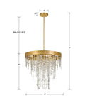 CRYSTORAMA, WINHAM CRYSTAL CHANDELIER, CHANDELIER LIGHT