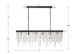 CRYSTORAMA, WINHAM LINEAR CHANDELIER, CHANDELIER LIGHT