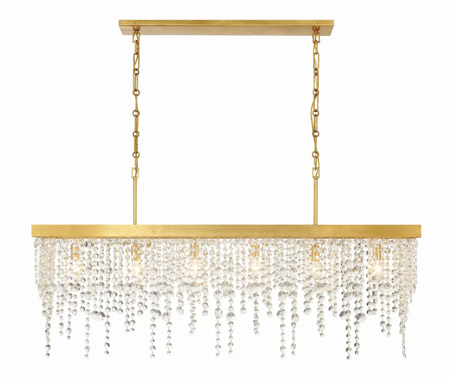 CRYSTORAMA, WINHAM LINEAR CHANDELIER, CHANDELIER LIGHT