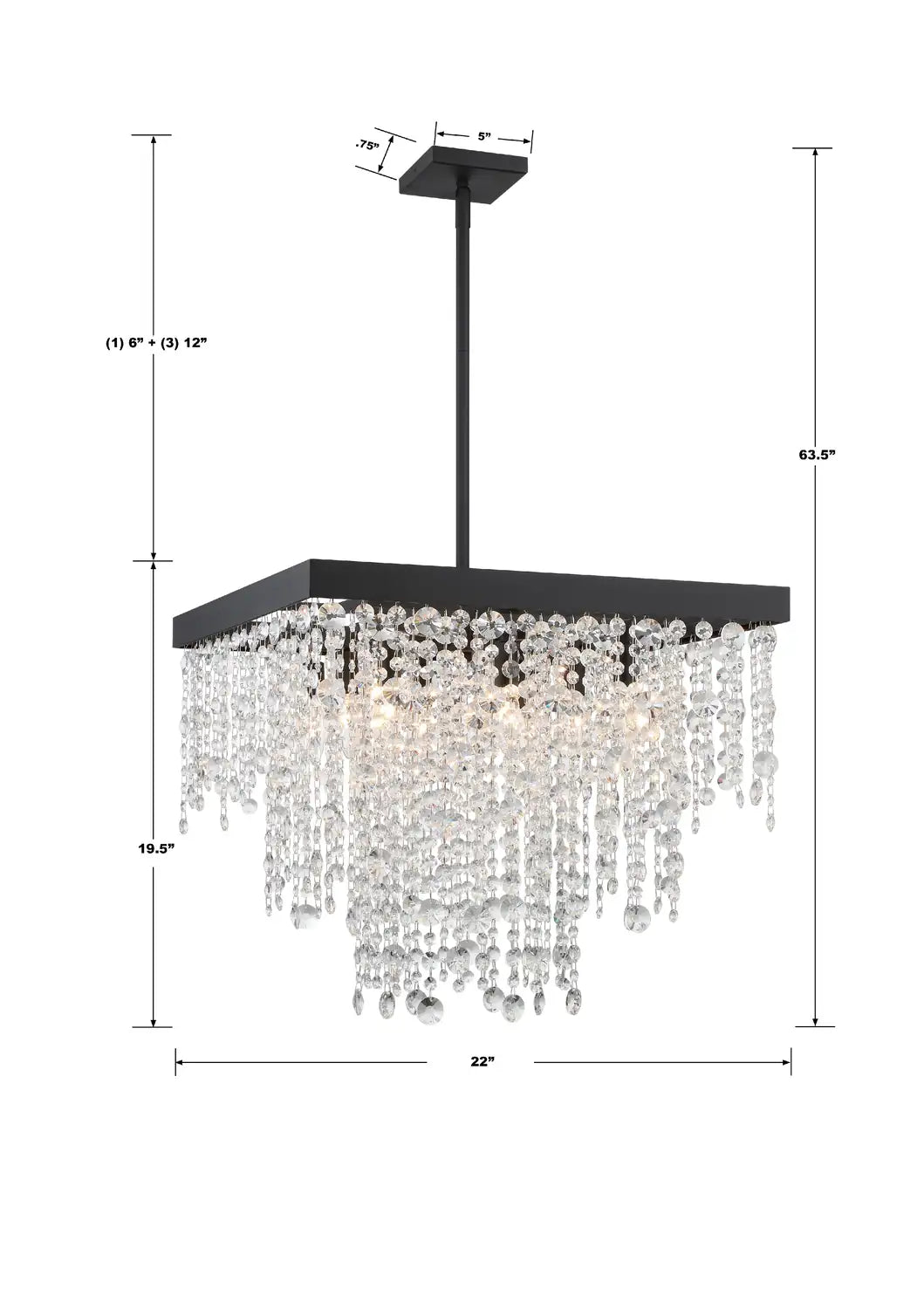 CRYSTORAMA, WINHAM CHANDELIER, CHANDELIER LIGHT